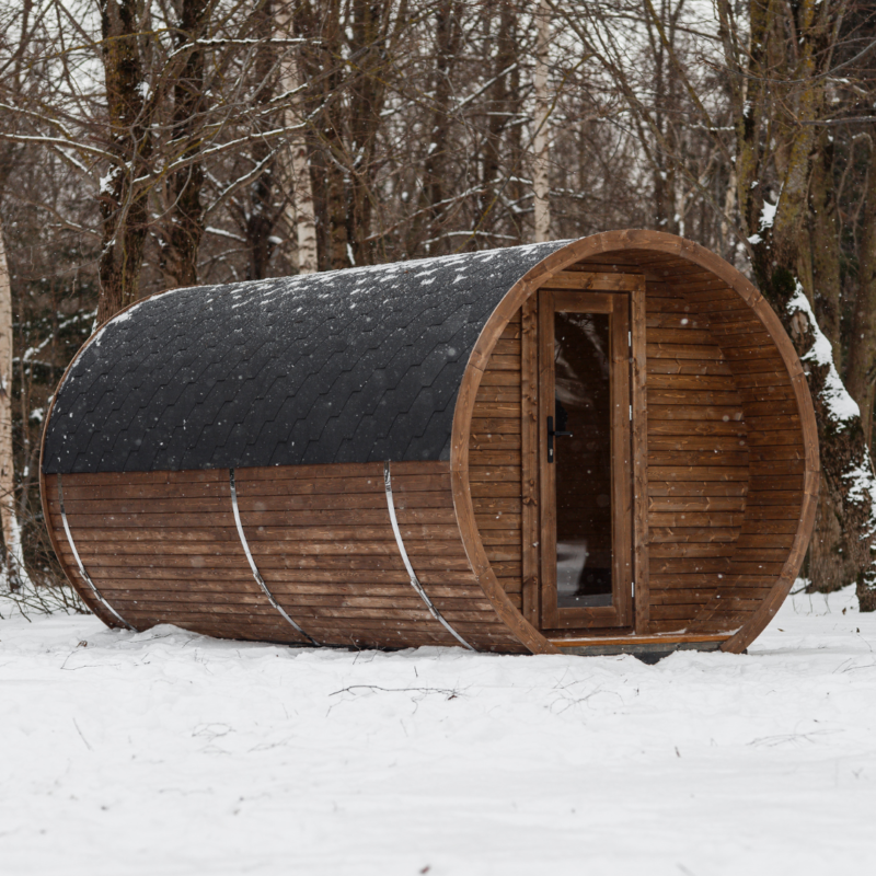 4.5M Round sauna with pre-sauna