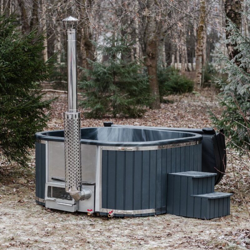 Acrylic square hot tub (integrated heater Horizon) 204×204