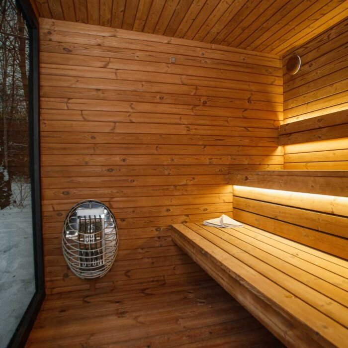Modul sauna EBON light 220×300 - Mande Spa